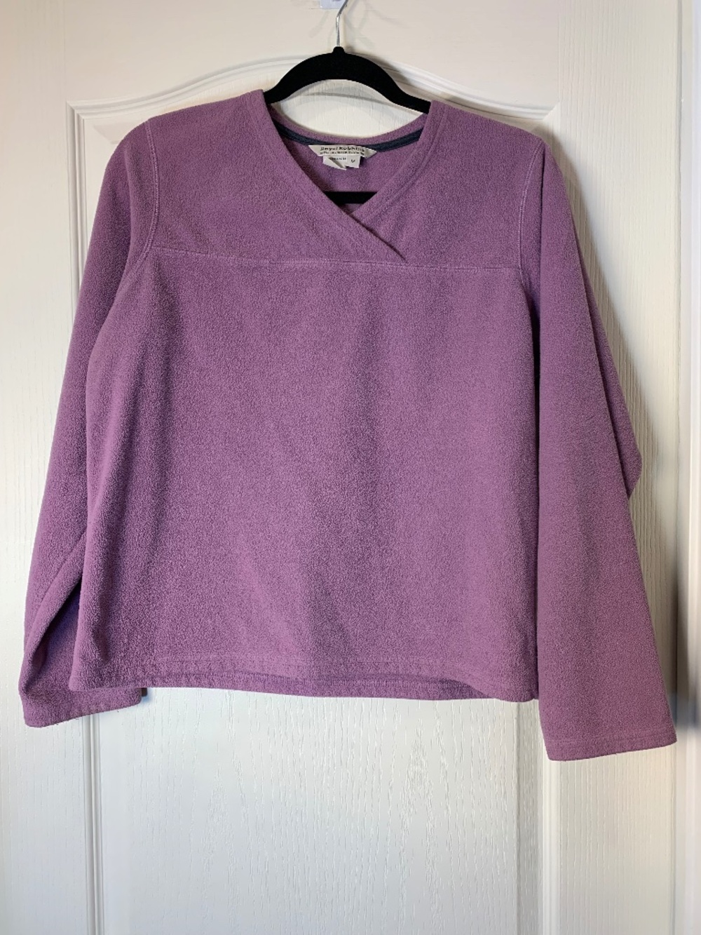 Royal Robbins Lightweight Fleece Pullover V-Neck Mauve Outdoor Travel Size M